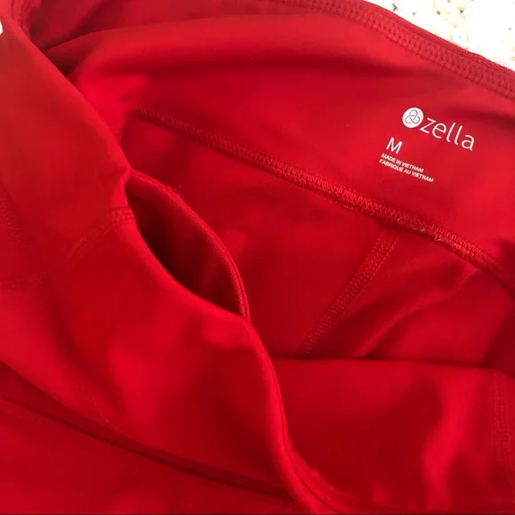 Zella Red Mesh Leggings - Picture 9 of 9